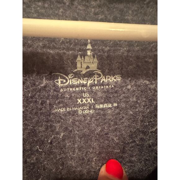 NWOT Disney Parks World Blue Discover Magic Sweatshirt Compass Mickey Mouse XXXL - Picture 5 of 5